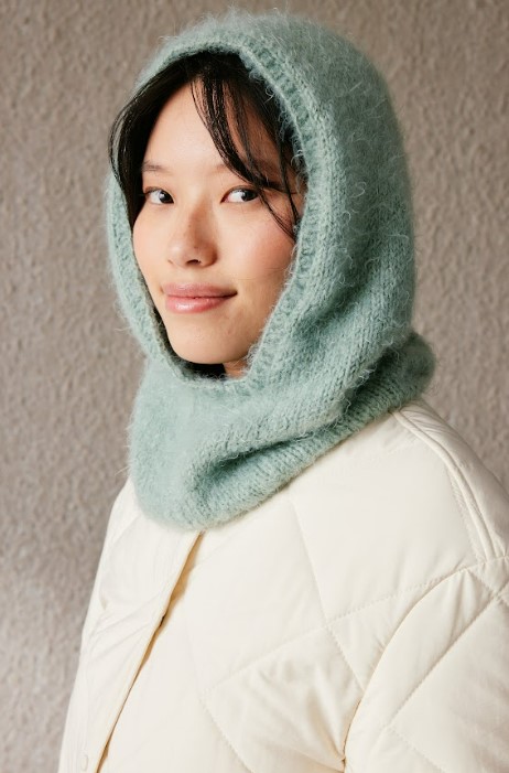 cagoule tricotée